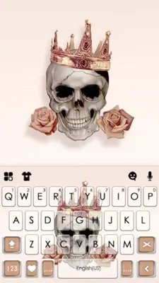 Rose Gold Skull android App screenshot 0