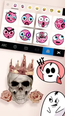 Rose Gold Skull android App screenshot 2